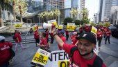 ПРОТЕСТ У ЛОС АНЂЕЛЕСУ: Хиљаде хотелских радника у штрајку, траже веће плате и бенефиције