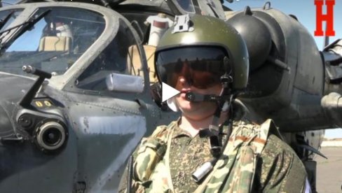 HELIKOPTER Ka-52: Priprema posade za izvođenje dejstava u oblasti Krasnog Limana