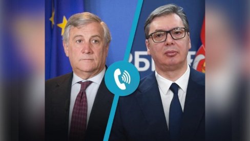 KONSTRUKTIVAN RAZGOVOR SA ŠEFOM ITALIJANSKE DIPLOMATIJE: Predsednik Vučić razgovarao sa Tajanijem