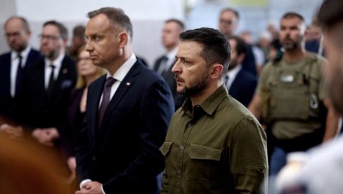 ЗЕЛЕНСКИ СЕ САСТАО СА ДУДОМ: Председници Пољске и Украјине одали пошту жртвама Волинског масакра