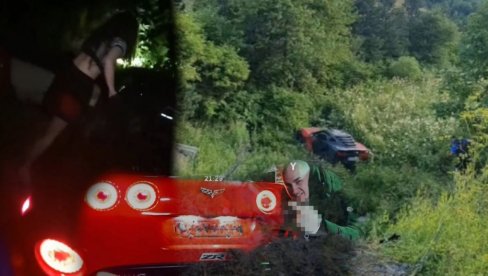 SRPSKI REPER SLETEO U PROVALIJU Devojci vikao: Nemoj da plačeš, molim te! Dramatični snimci i smrskan auto (VIDEO)