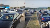 АГОНИЈА СРБА НА ЕВЗОНИЈУ: Километарске колоне возила, туристи чекали и преко четири сата да би прешли границу