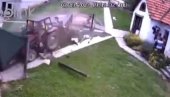 POJAVIO SE SNIMAK NESREĆE KOD UŽICA: Maloletnik traktorom uleteo u dvorište, povređeno više osoba (VIDEO)