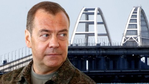 ONI RAZUMEJU SAMO JEZIK SILE I NEHUMANE METODE: Medvedev pobesneo zbog Krimskog mosta, najavljuje osvetu