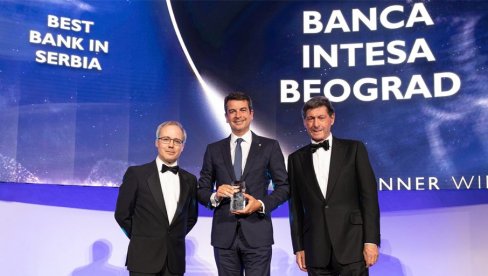 Banca Intesa ponovo proglašena za najbolju u Srbiji