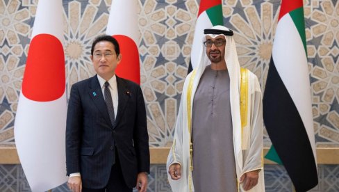 КИШИДА СРЕО БИН ЗАЈЕДА У АБУ ДАБИЈУ: Премијер Јапана стигао у посети УАЕ, главне теме енергетика и зелена технологија