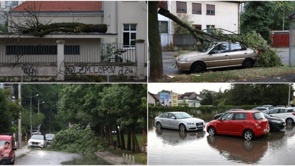 ПРИРОДА ЈЕ ПОКАЗАЛА СВОЈУ РАЗОРНУ МОЋ: Климатолог шокиран олујом у Загребу - Овако нешто никад нисам видео (ФОТО)