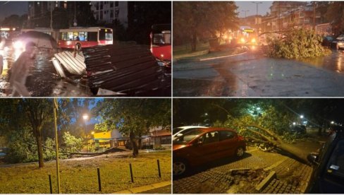 ОЛУЈА ХАРА СРБИЈОМ: Суперћелијска олуја се спушта ка Бугарској и Румунији (ФОТО/ВИДЕО)