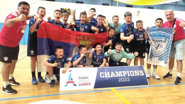 PARIS WORLD GAMES: Дечаци РК Смедерева шампиони турнира