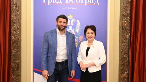 ŠAPIĆ SA ČEN BO: Gradonačelnik Beograda primio u oproštajnu posetu ambasadorku Kine