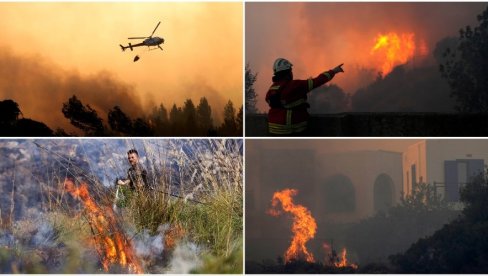 MNOGIMA SE ODMOR PRETVORIO U PRAVI HOROR: Duž Mediterana besne požari, situacija danima dramatična (VIDEO)