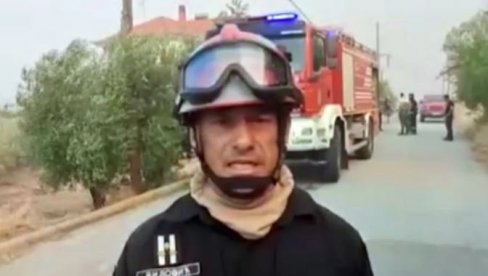 ШЕФ СРПСКИХ ВАТРОГАСАЦА СЕ ЈАВИО ИЗ ВАТРЕНЕ СТИХИЈЕ У ГРЧКОЈ: Открио какво је тренутно стање у месту где се пожари данима не смирују
