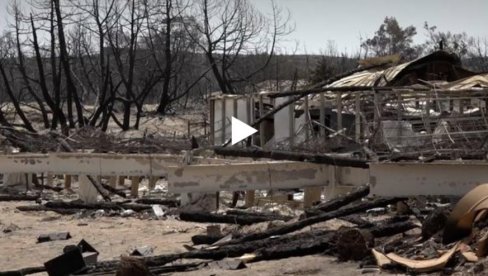 OVAKO IZGLEDA RODOS NAKON POŽARA: Vatra je uništila sve pred sobom (VIDEO)