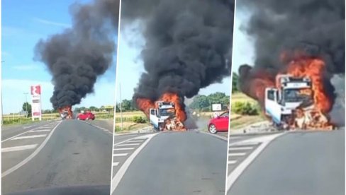 DVOJE MALE DECE OSTALO BEZ OCA: Tragična sudbina vozača (37) koji je izgoreo u automobilu kod Subotice (VIDEO)