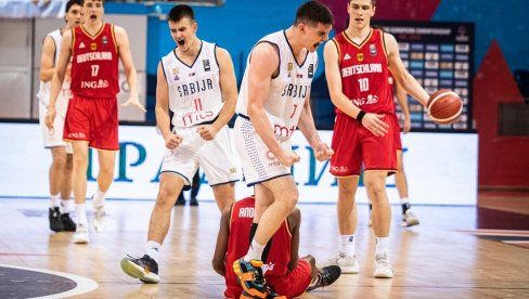 ЈОШ ШПАНЦИ И ЗЛАТО! Како је Србија надиграла Немачку у полуфиналу јуниорског Евробаскета у Нишу?