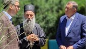 NOVOSTI SAZNAJU Vučić, Dodik i patrijarh Porfirije u manastiru: Bez kamera, oči u oči, o najvažnijim nacionalnim pitanjima
