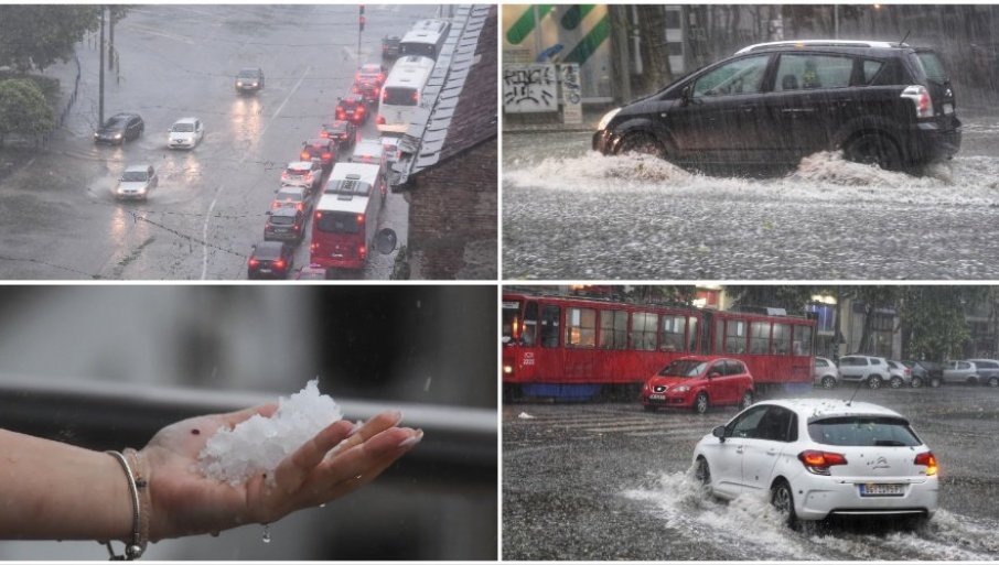 SRBIJA NA UDARU SNAŽNOG NEVREMENA: Ovom delu naše zemlje danas "prete" jaka kiša i grad veličine oraha