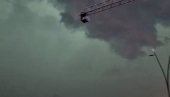 ZELENO NEBO NAD BEOGRADOM: Osim padavina oluja donela i neobičnu pojavu koja se retko viđa (VIDEO)