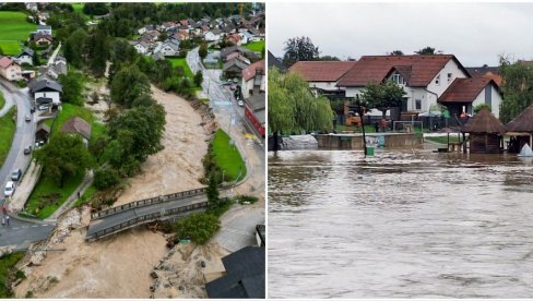 POPLAVE VIDLJIVE IZ SVEMIRA: Prikazane razmere katastrofe u Sloveniji i Hrvatskoj