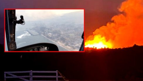 IZGLEDA KAO DA JE PALA BOMBA, SVI SMO PLAKALI: Strašan snimak požara na Havajima, drveće eksplodira od vreline (VIDEO)