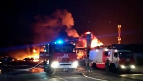PRVI SNIMAK NAKON EKSPLOZIJE U RUSIJI: Vatra gutala sve pred sobom; Poginulo najmanje 27 osoba, među njima i troje dece (FOTO/VIDEO)