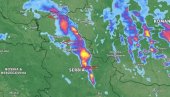 ОБИЛНИ ПЉУСКОВИ СА ГРМЉАВИНОМ ПОГОДИЋЕ ОВЕ ДЕЛОВЕ: Снажан циклон и даље над Србијом