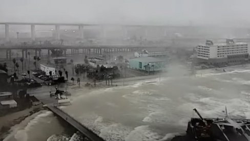 TROPSKA OLUJA HAROLD STIGLA DO TEKSASA: Na snazi više upozorenja o poplavama i tornadu (VIDEO)