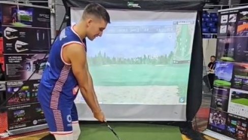 CRNI BOGDANE, ŠTA UČINI: Bogdanović se ludo zabavlja u Manili, oprobao se u golfu, nije se dobro završilo (VIDEO)