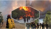 ЦЕО ДАН СЕ БОРЕ СА ВАТРЕНОМ СТИХИЈОМ: Српски ватрогасци јуче кренули у Грчку, већ ступили у акцију (ФОТО)