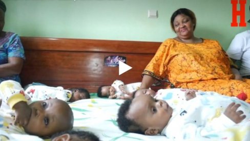 BORBA ZA POTOMSTVO: Dobila je devet malih anđela (VIDEO)