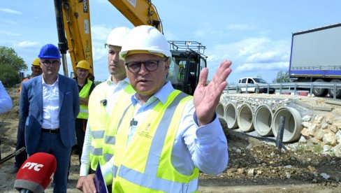 ВЕСИЋ: Почела изградња новог моста у Адранима на Ибарској магистрали (ФОТО)