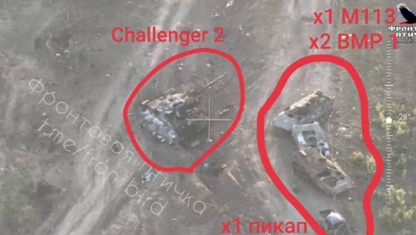 РАТ У УКРАЈИНИ: Уништен први челинџер 2 у Запорожју; ВСУ спрема нови удар, Руси заузели упориште у Донбасу (ФОТО/ВИДЕО)