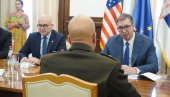 ВУЧИЋ НАКОН САСТАНКА СА КОМАНДАНТОМ НАЦИОНАЛНЕ ГАРДЕ ОХАЈА: Србија је опредељена да настави да гради будуће стратешко партнерство са САД