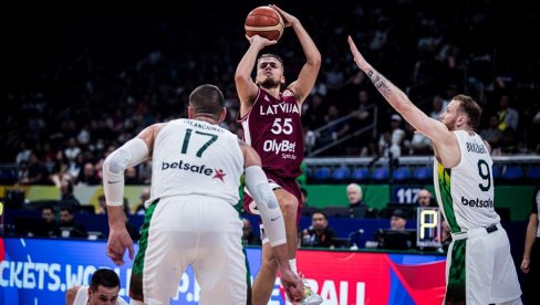 LETONIJA RAZBILA LITVANIJU: Bertans i ekipa ubedljivom pobedom do petog mesta na Mundobasketu