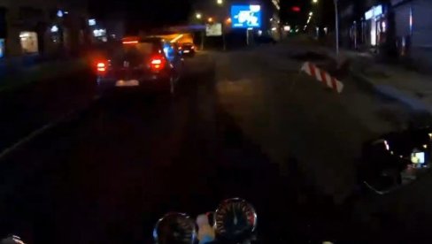 BRZINA ILI RADOVI NA PUTU - KO JE KRIV? Motociklista snimio svoj pad sa motora na Zelenom vencu, mišljenja podeljena (VIDEO)
