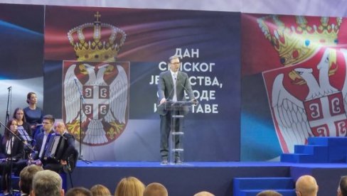 PONOSAN SAM NA DAN KOJI DANAS SVETKUJEMO Vučić: Zajednički smo odluku o tom prazniku doneli Republika Srpska i mi