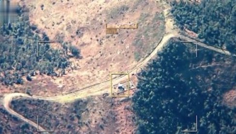 АЗЕРБЕЈЏАН НАПАДА БАЈРАКТАРИМА: Погледајте снимак бомбардовања положаја војске Нагорно-Карабаха (ВИДЕО)