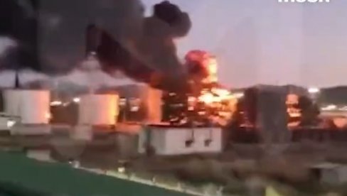 DRAMA U SOČIJU: Izbio požar u blizini aerodroma i skladišta nafte (VIDEO)