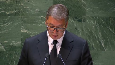 МОРАМ ДА КАЖЕМ... Овим речима је Вучић завршио свој говор на Генералној скупштини УН