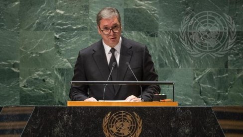 DAO SAM SEBI ISTO PRAVO KOJE SU VELIKE SILE DALE SAME SEBI: Vučić o svom govoru u UN