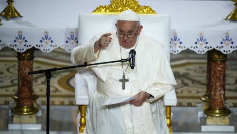 ОВДЕ СМО ОТИШЛИ ​​ДАЉЕ ОД РАТА Папа: Сукоб Израелаца и Палестинаца прерастао у тероризам