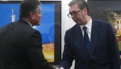 PRIDRUŽIVANJE SRBIJE EU U OBLASTI SIROVINA, ENERGETIKE I RUDARSTVA: Predsednik Vučić sastao se sa Marošem Ševčovičem (FOTO)