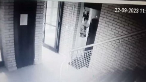 ПОКРАО ЈЕ СВЕ ВРЕДНЕ СТВАРИ: Камере ухватиле лопова у Вишњичкој бањи - Станари забринути, ово није први случај (ВИДЕО)