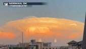 ИЗГЛЕДА КАО ДА ЈЕ ЕКСПЛОДИРАЛА АТОМСКА БОМБА: Невероватан призор забележен у Оклахоми након олује (ВИДЕО)