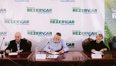 HEINEKEN  Srbija predstavio REZERVOAR - projekat za očuvanje vodnih resursa Srbije