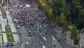 (УЖИВО) ПОЧЕО 22. ПРОТЕСТ ПРОЗАПАДНЕ ОПОЗИЦИЈЕ: Блокиран саобраћај у центру Београда (ФОТО)