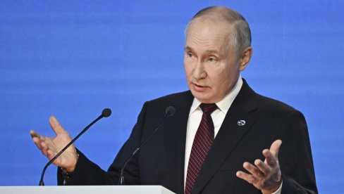 САМО СУВЕРЕНА И ЈАКА ДРЖАВА МОЖЕ ОПСТАТИ Путин: Има земаља које не подлежу притисцима и шкргутању зубима са Запада