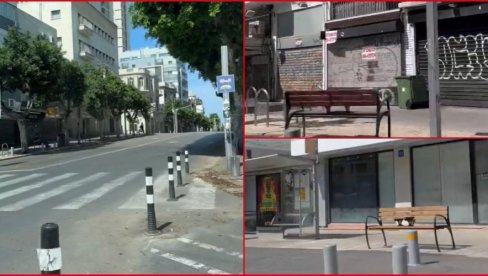 PREKO NOĆI POSTAO GRAD DUHOVA: Jezivi prizori u Tel Avivu, nigde žive duše zbog velike ofanzive Hamasa (VIDEO)