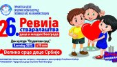 VELIKO SRCE DECE SRBIJE: Revija stvaralaštva dece i mladih sutra u 18 časova
