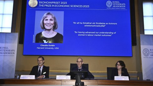 ПОБЕДИЛА БОРБА ЗА ПРАВА ЖЕНА НА ТРЖИШТУ РАДА: Ево ко је овогодишња добитница Нобелове награде за економију